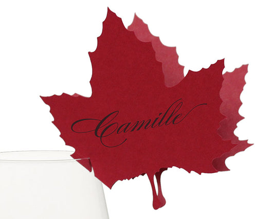Maple Leaf Place Cards