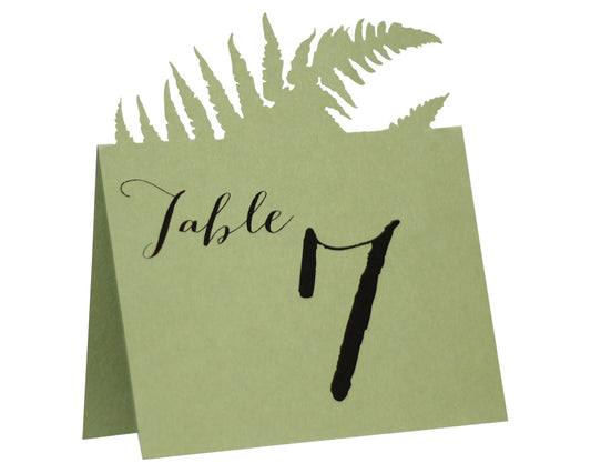 Fern Table Numbers