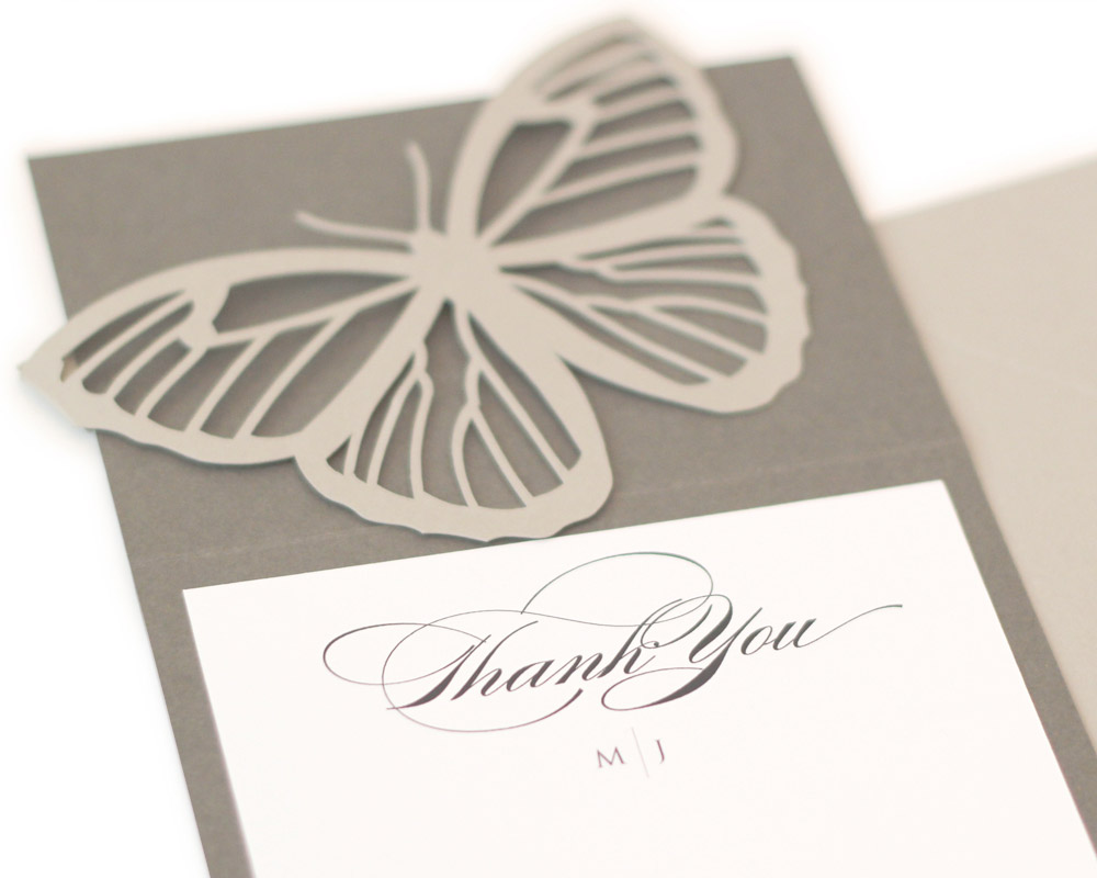 Butterfly Thank You Cards