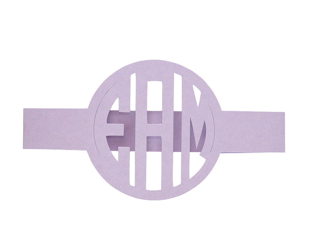 Circle Monogram RSVP Cards
