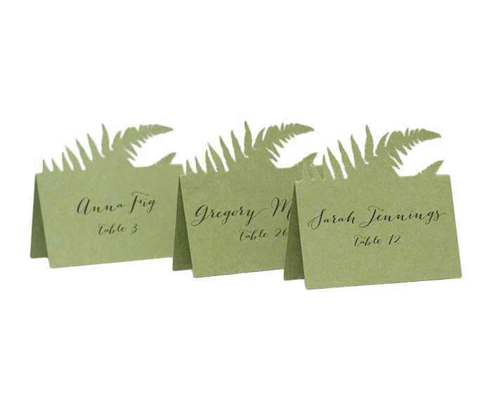 Fern Escort Cards