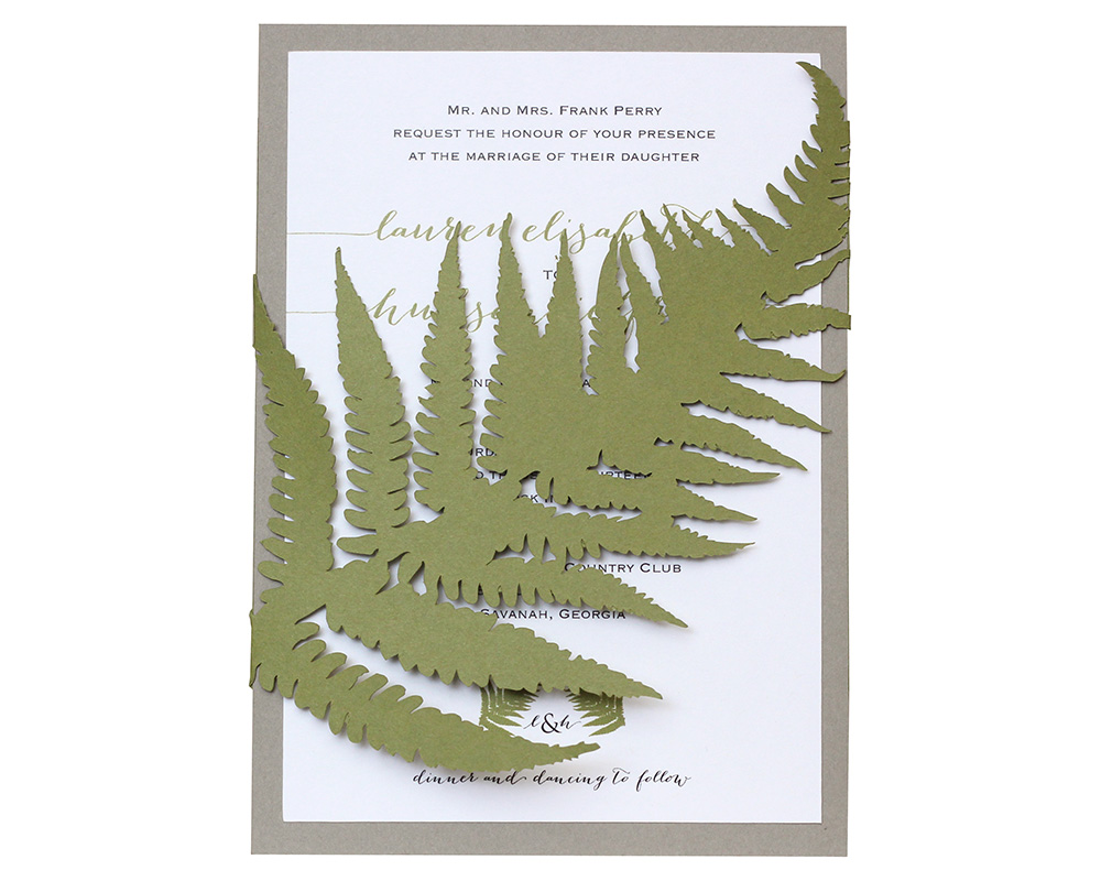 Fern Invitations