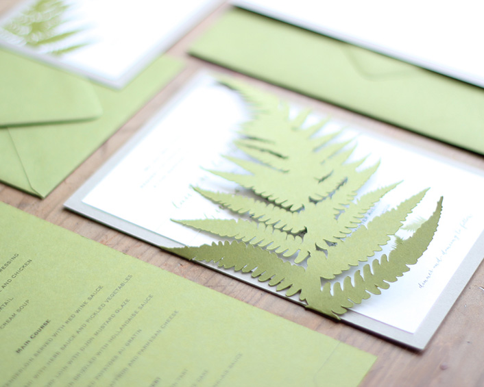 Fern Invitations