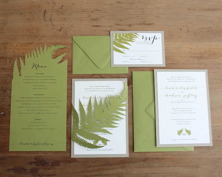 Fern RSVP Cards