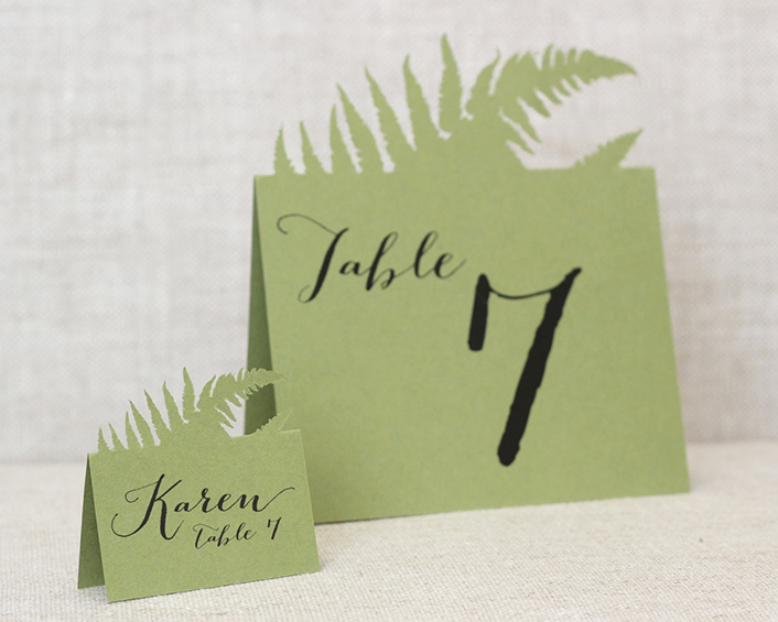 Fern Table Numbers