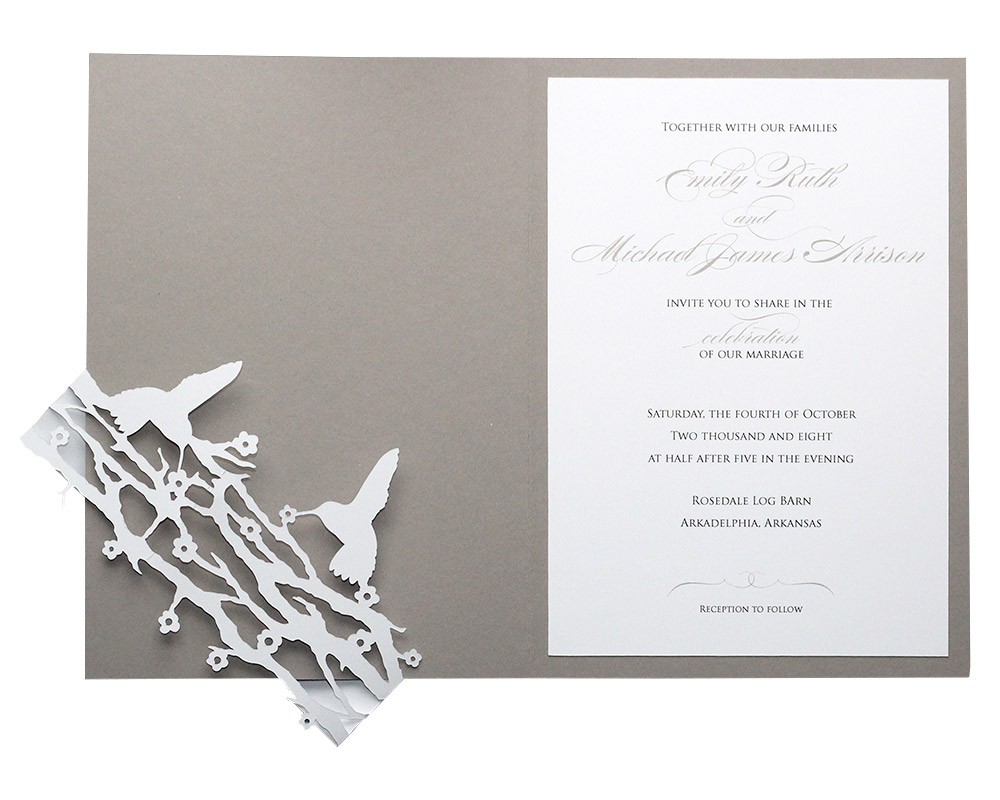 Hummingbird Invitations
