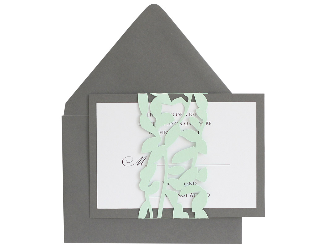 Leaf Lace RSVP Cards