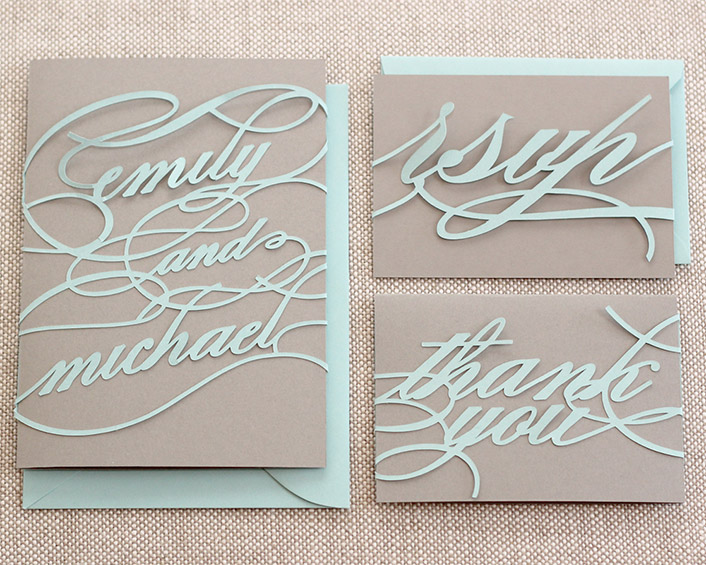 Monogram Thank You Cards
