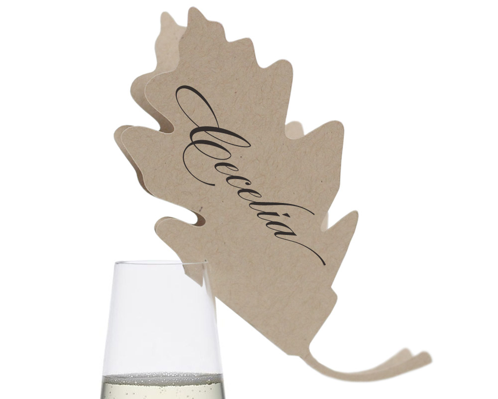 Oak Leaf Place Cards