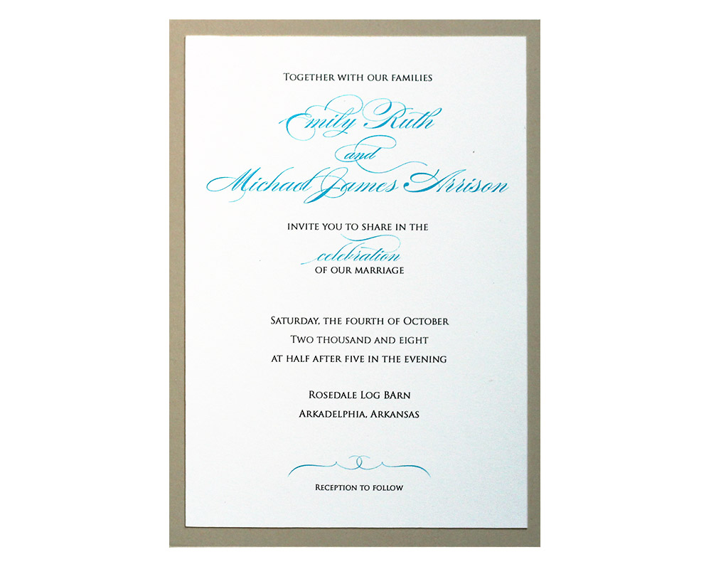 Peacock Invitations