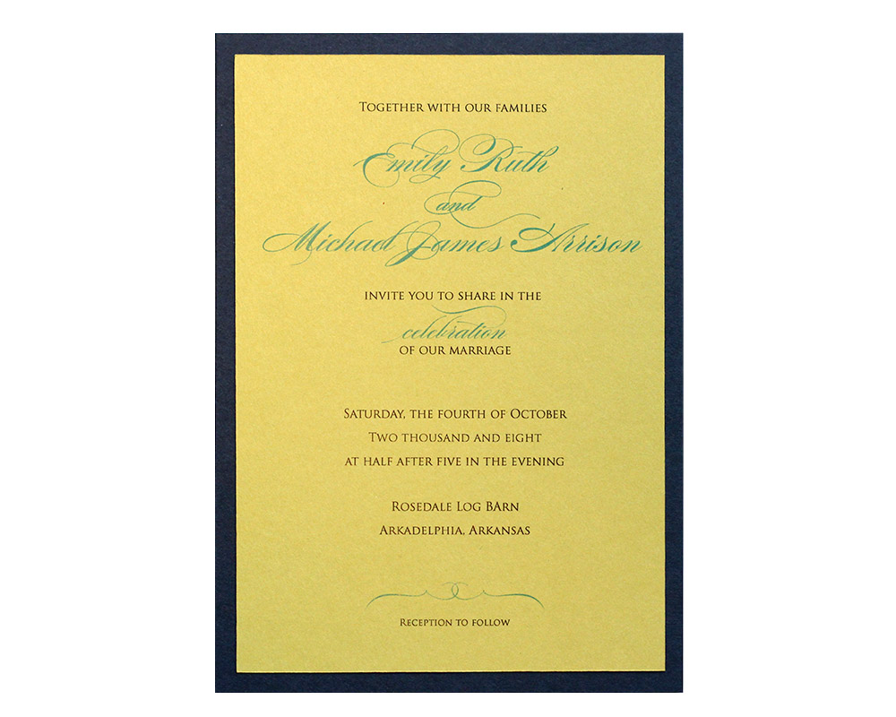 Peacock Invitations